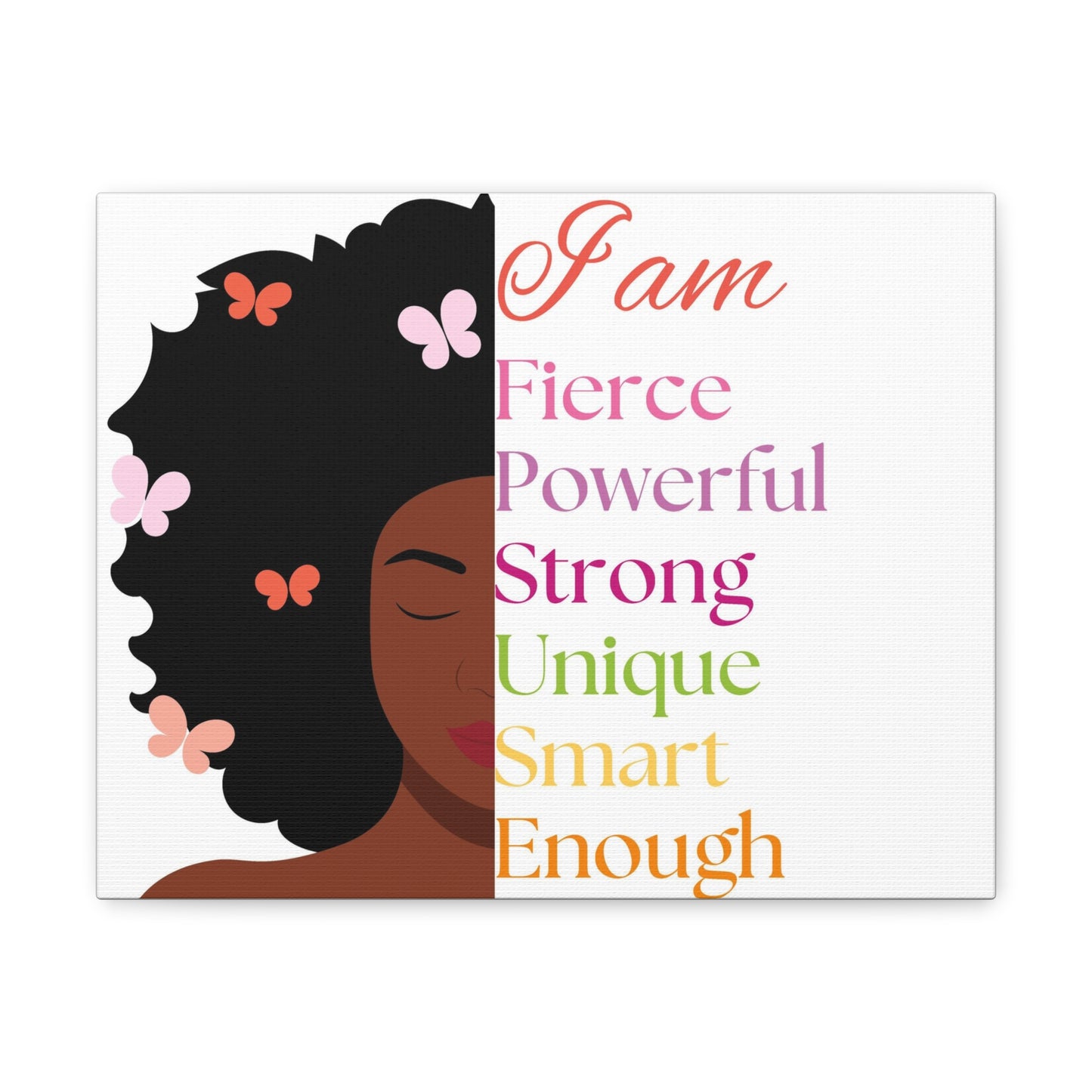 "I AM" Canvas Gallery Wrap