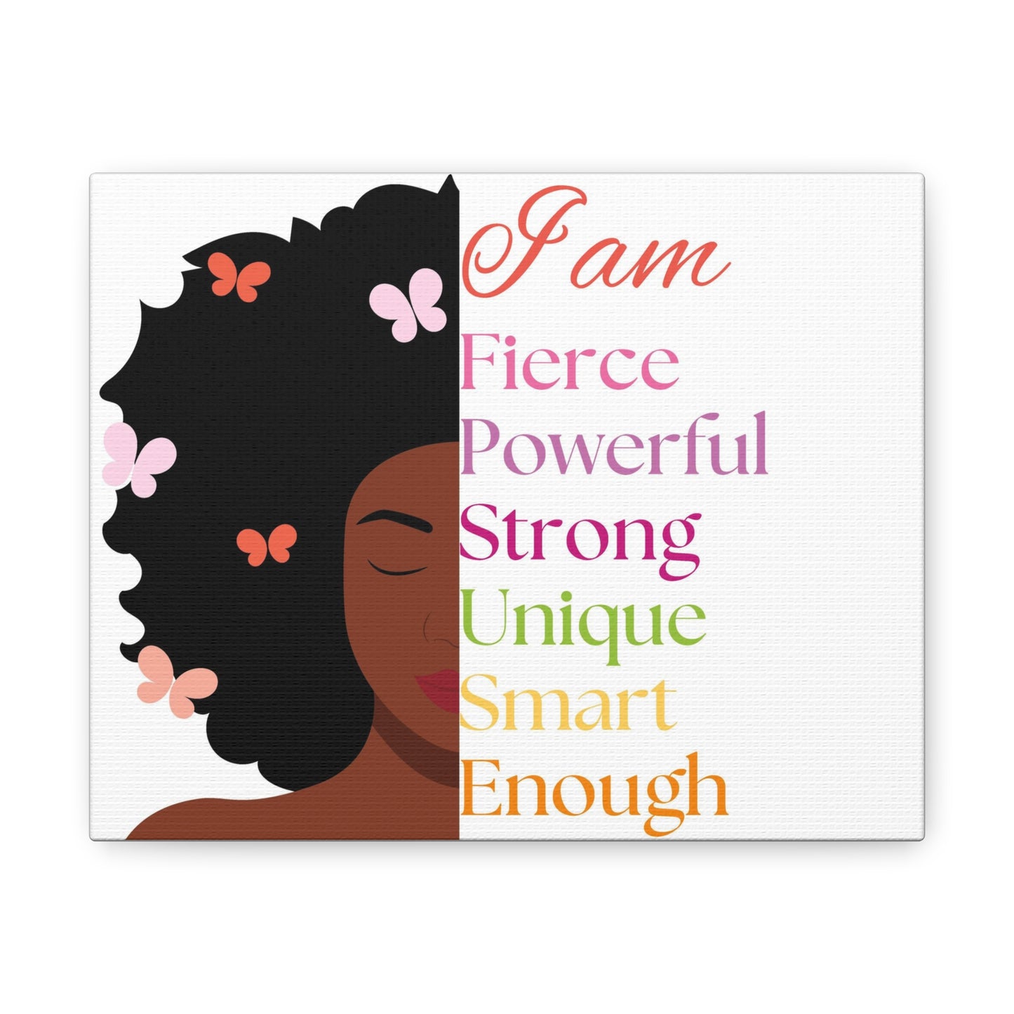 "I AM" Canvas Gallery Wrap